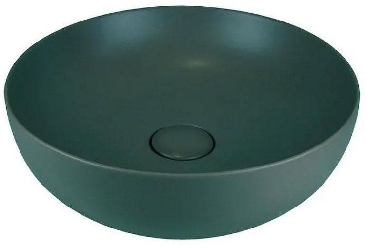 Раковина-чаша AeT Elite Round 45 L615T0R0V0143 Зеленый мох матовая