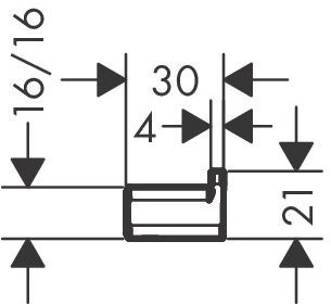 Hansgrohe AddStoris Крючок, цвет: черный матовый
