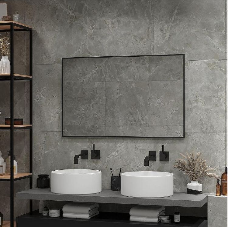 Зеркало Континент Amer 1000х700 ЗЛП1523 с подсветкой с бесконтактным выключателем