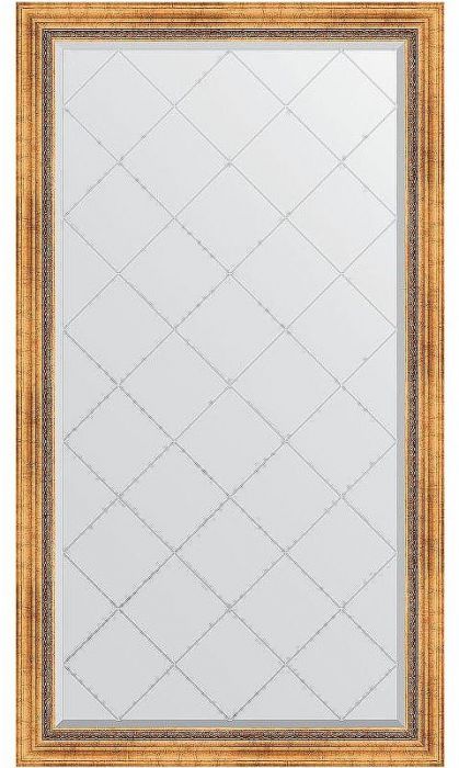 Зеркало Evoform Exclusive-G 171х96 BY 4404 с гравировкой в багетной раме - Римское золото 88