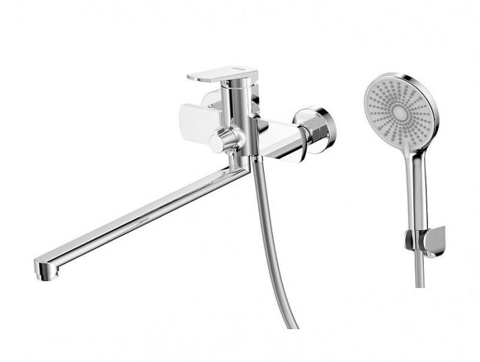 Смеситель для ванны AWP Angara S2751C универсальный цвет Хром