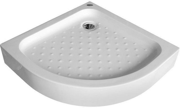 Акриловый поддон для душа Gemy 80х80х16 радиальный Белый Акриловый поддон для душа Gemy 80х80х16 радиальный Белый
