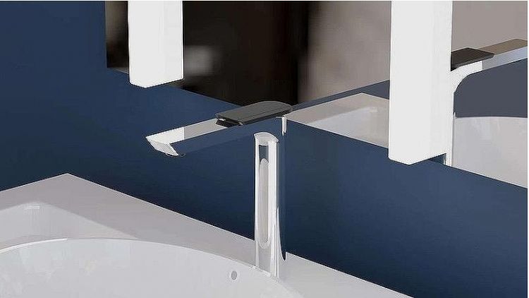 Смеситель для раковины Boch Mann Como CB XL BM9631 Хром Черный матовый