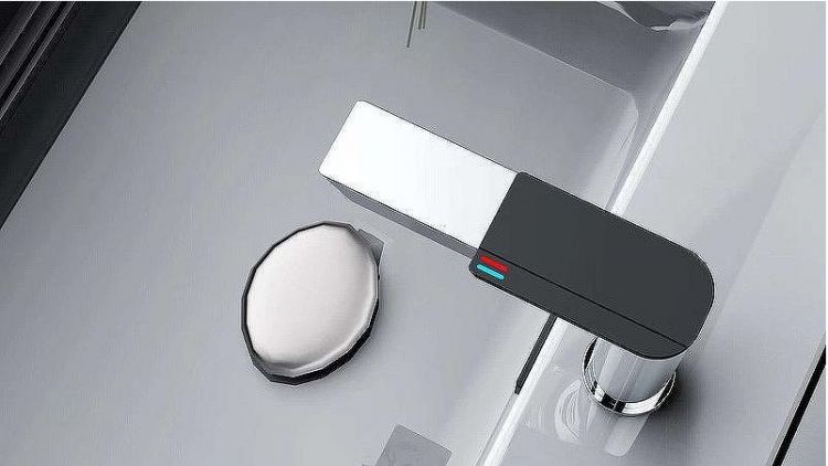 Смеситель для раковины Boch Mann Como CB XL BM9631 Хром Черный матовый