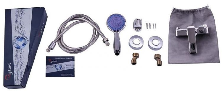 Смеситель для ванны Plstart PD32082 цвет Хром