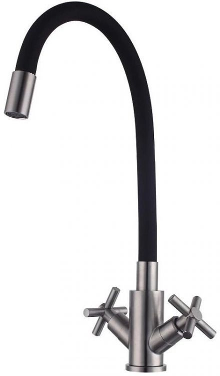 Смеситель для кухни Fmark FS8442-01 цвет Сатин Черный