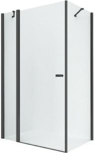 Душевой уголок New Trendy New Soleo Black 100х90 K-0545 профиль Черный стекло прозрачное