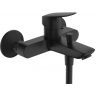 Hansgrohe Logis Смеситель для ванны, настенный, цвет: черный матовый