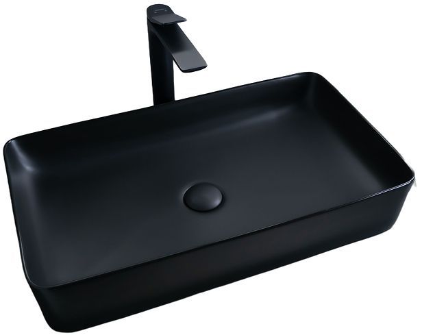 Раковина-чаша Gid Geometrico Bm9396 60 53344 цвет Черный матовый