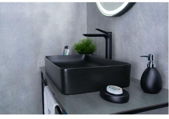 Раковина-чаша Gid Geometrico Bm9396 60 53344 цвет Черный матовый
