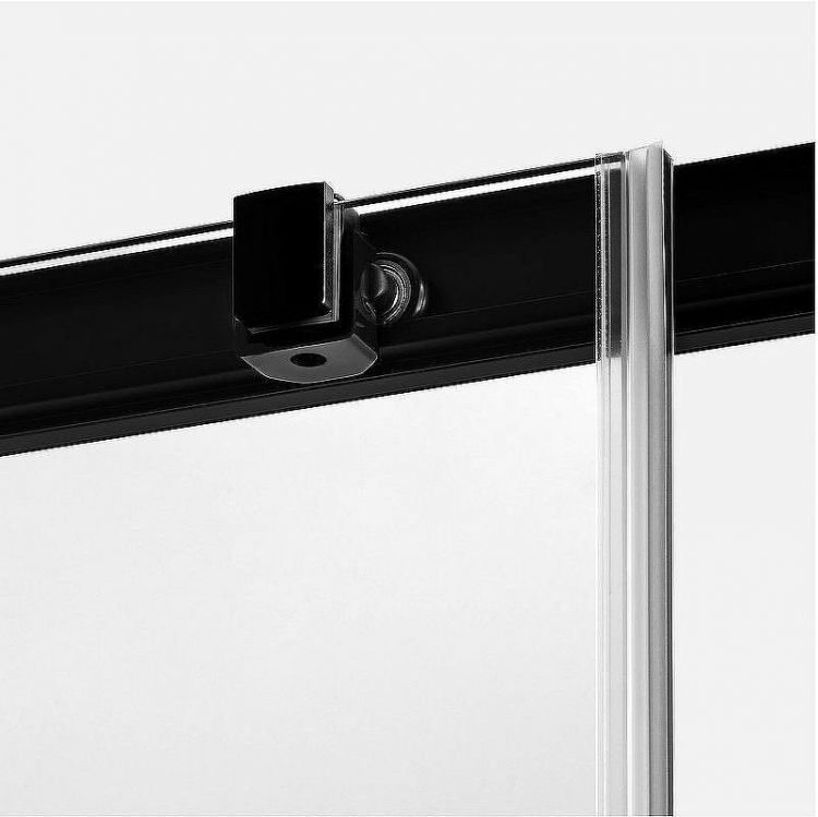 Душевой уголок New Trendy Prime Black 130х100 L D-0322A/D-0130B профиль Черный стекло прозрачное