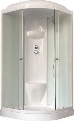 Душевая кабина Royal Bath RB 90HK6-WC-CH (белое/матовое)
