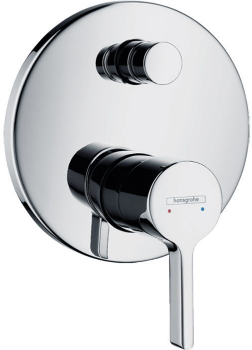 Hansgrohe Metris S Смеситель для ванны однорычажный, встраиваемый, внешняя часть, цвет: хром