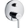Hansgrohe Metris S Смеситель для ванны однорычажный, встраиваемый, внешняя часть, цвет: хром