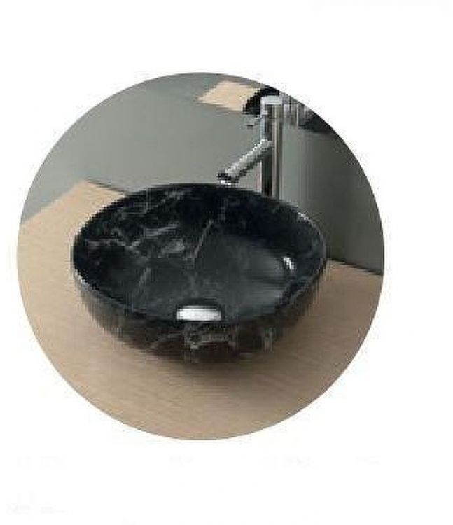 Раковина-чаша Nofer Spin 40 23595 цвет Черный мрамор