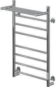 Электрический полотенцесушитель Ника Way-2 80/50 U с полкой Хром