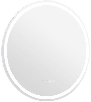 Зеркало Aquanet Оптима 60 304265 с подсветкой с сенсорным выключателем, часами и подогревом