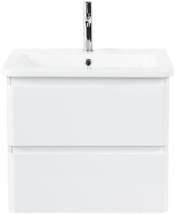 Тумба под раковину BelBagno 60 ALBANO-CER-600-2C-SO-BL подвесная Bianco Lucido