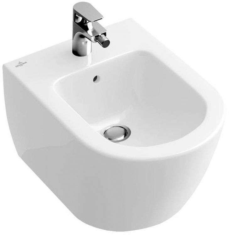 Биде Villeroy&Boch Subway 2.0 54000001 подвесное Альпийский белый