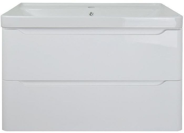 Тумба с раковиной Azario Lotos 80/2 CS00083931 подвесная Белая