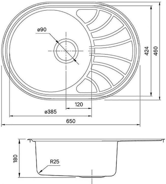 Кухонная мойка Iddis Suno S 65 SUN65SDi77 Сатин