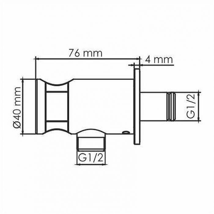 Душевая система WasserKRAFT A71207 Золото
