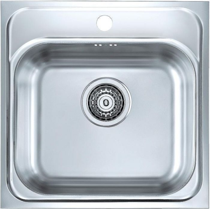 Кухонная мойка Alveus Basic 140 NAT-90 465x465 1100905 Натуральная сталь