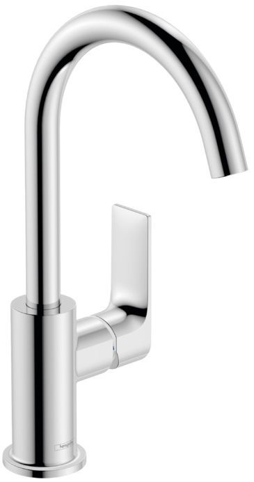 Hansgrohe Rebris E Смеситель для раковины, 1 отв., с поворотным изливом, с донным клапаном, цвет: хром