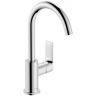 Hansgrohe Rebris E Смеситель для раковины, 1 отв., с поворотным изливом, с донным клапаном, цвет: хром