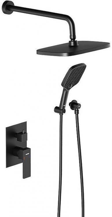 Душевая система Damixa Gala 953520300 Черная матовая