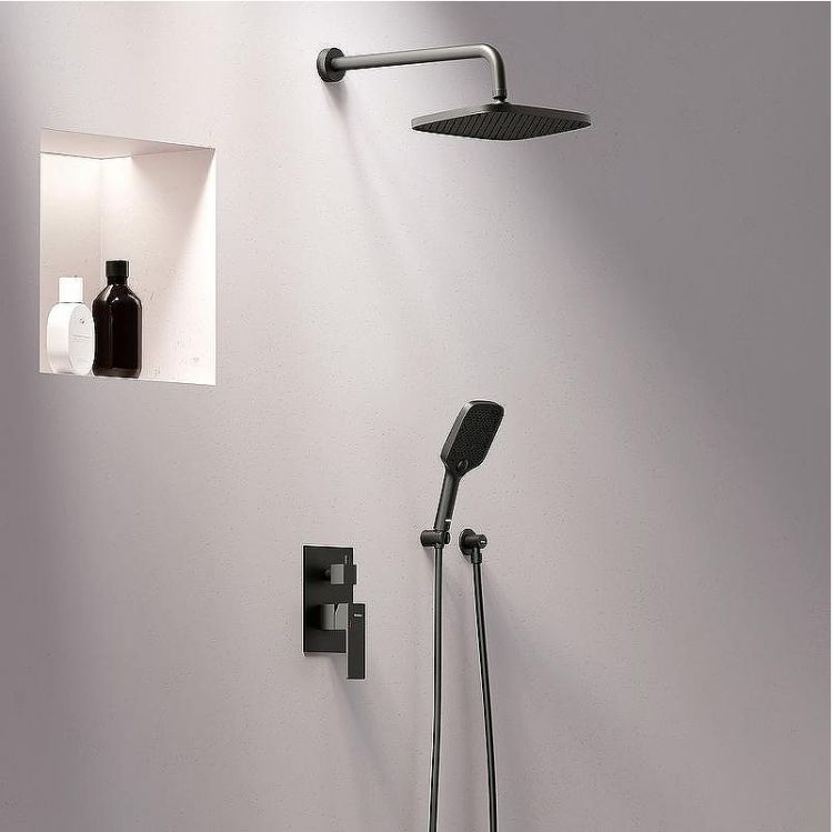 Душевая система Damixa Gala 953520300 Черная матовая