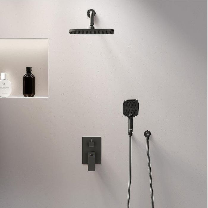 Душевая система Damixa Gala 953520300 Черная матовая