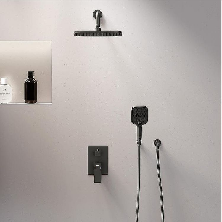 Душевая система Damixa Gala 953520300 Черная матовая