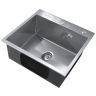 Кухонная мойка Ulgran Steel US 500-001 Брашированная сталь
