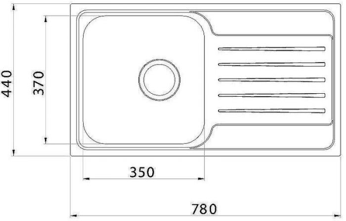 Кухонная мойка Iddis Sound 78 SND78PDi77 Сталь