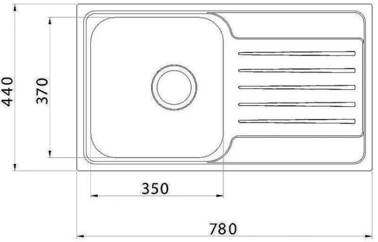 Кухонная мойка Iddis Sound 78 SND78PDi77 Сталь