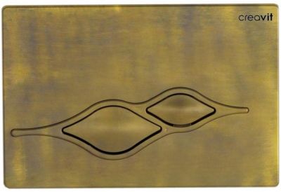 Клавиша смыва Creavit Ufo GP1007.00 Бронза