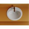 Раковина встраиваемая сверху CERAMICANOVA Sun с отверстием слива - перелива овальной формы CN6079