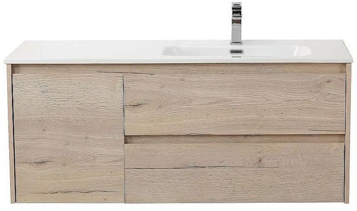 Тумба под раковину BelBagno Kraft 120 R KRAFT-1200-2C-1A-SO-RGB-R подвесная Rovere Galifax Bianco