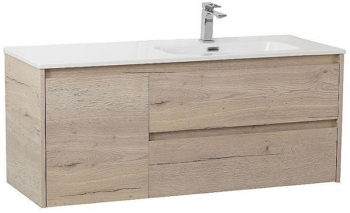 Тумба под раковину BelBagno Kraft 120 R KRAFT-1200-2C-1A-SO-RGB-R подвесная Rovere Galifax Bianco