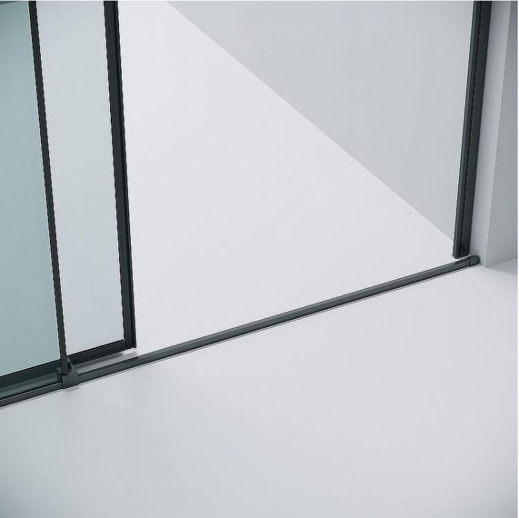 Душевая дверь Grossman Galaxy 100 100.K33.01.100.42.00 профиль Графит сатин стекло прозрачное