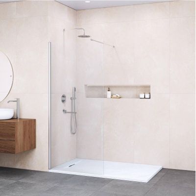 Душевая перегородка RGW Walk In WA-002 110 35100211-11 профиль Хром стекло прозрачное