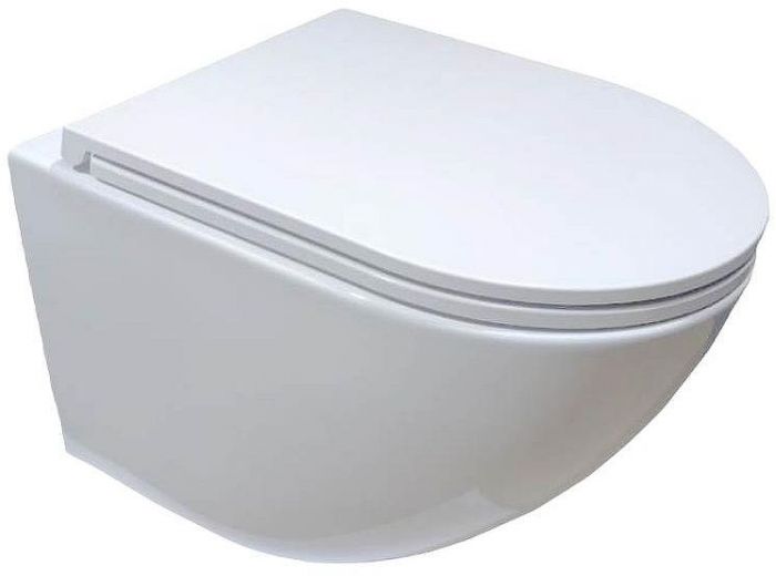 Унитаз Ceruttispa CT7183 подвесной с сиденьем Микролифт