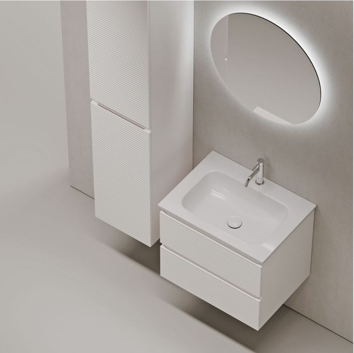 Тумба подвесная SANCOS под раковину Folk, Bianco 590х445х500, FL60W