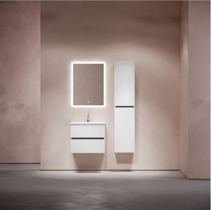 Тумба подвесная SANCOS под раковину Urban, белый глянец 590х450х550, UR60W