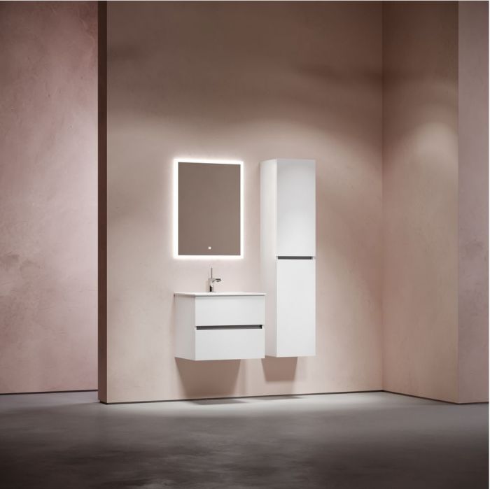 Тумба подвесная SANCOS под раковину Urban, белый глянец 590х450х550, UR60W