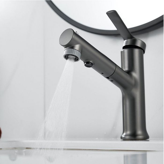 Смеситель для раковины Raffine F281T цвет Оружейная сталь