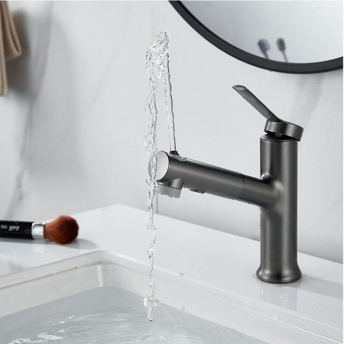 Смеситель для раковины Raffine F281T цвет Оружейная сталь