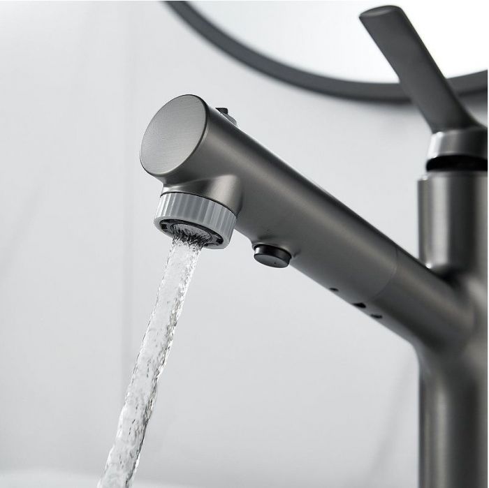 Смеситель для раковины Raffine F281T цвет Оружейная сталь