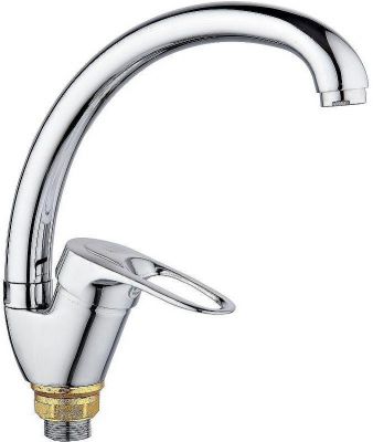 Смеситель для кухни Ростовская Мануфактура Сантехники SL55-011F Хром